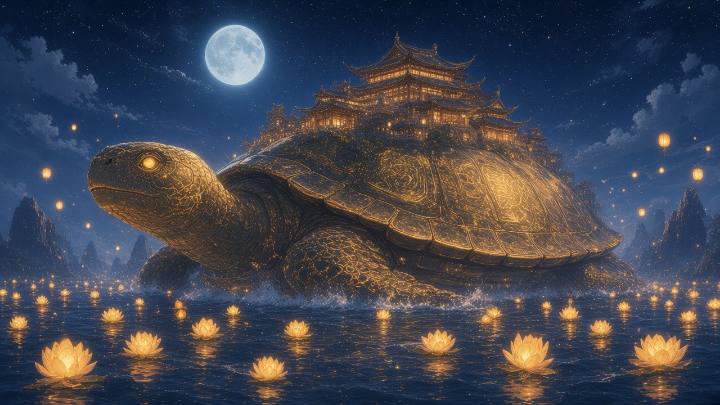 金鳌岛夜