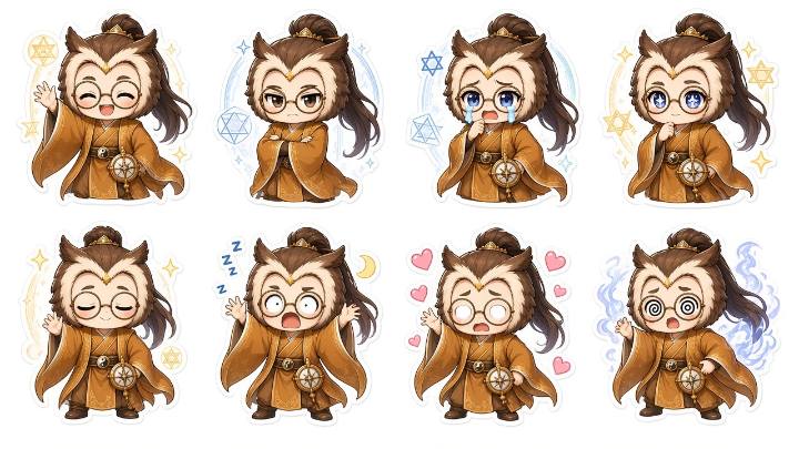 沙雕猫头鹰